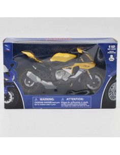 Yamaha YZF R1 Amarillo -Motos a escala 1:12 2