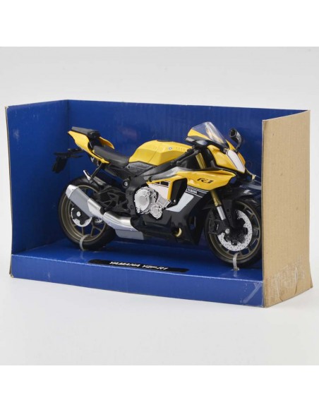 Yamaha YZF R1 Amarillo -Motos a escala 1:12