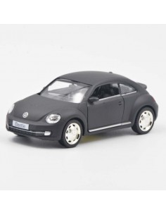 Volkswagen New Bettle negro mate Escala 1:36 - Sin gasolina