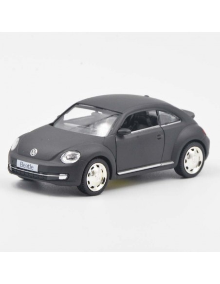 Volkswagen New Bettle negro mate Escala 1:36 - Sin gasolina