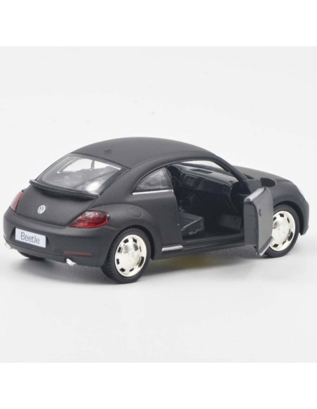 Volkswagen New Bettle negro mate Escala 1:36 - Sin gasolina