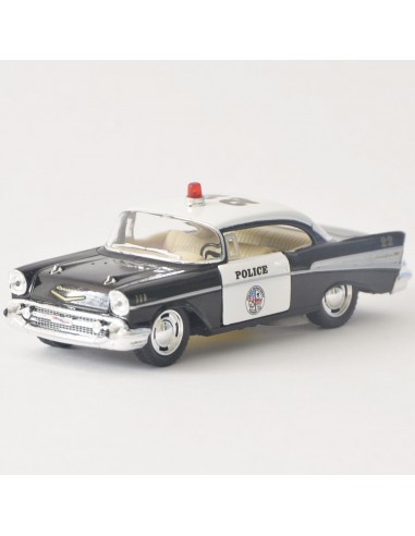 Chevrolet bel air 1957 policía Escala 1:40 - Carros de colección
