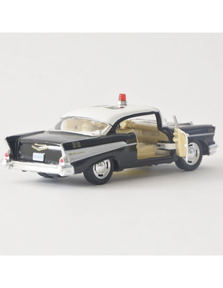 Chevrolet bel air 1957 policía Escala 1:40 - Carros de colección
