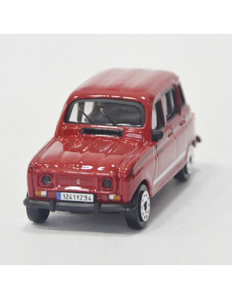 Renault 4 Rojo - Escala 1:43 - Carros de colección