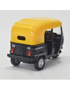 Tuk Tuk negro - Moto carro a escala - Carros de colección 2
