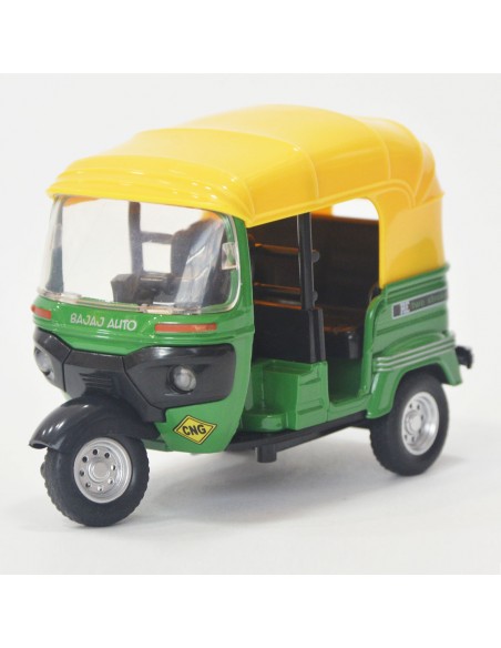 Tuk Tuk Verde - Motocarro a escala  - Carros de colección