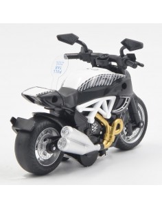 Moto Deportiva negro / blanco   - Artículos de colección 2