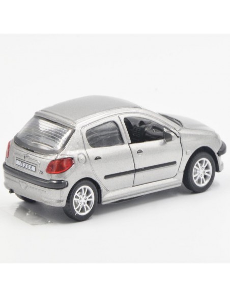 Carro Peu Geot 206 gris con negro