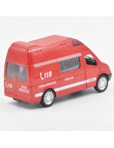 Camioneta Bomberos roja-singasolina 2