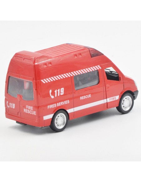 Camioneta Bomberos roja-singasolina