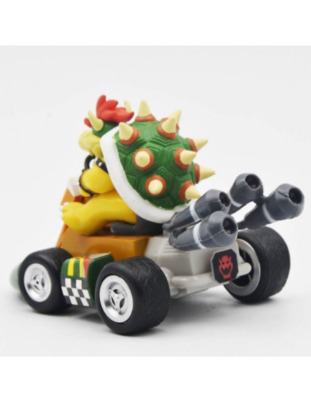 Bowser kar a  escala - Figura Mario kart - Carros especiales de colección