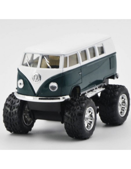 Volkswagen combi Monster Verde Escala 1:36 - Artículos de colección