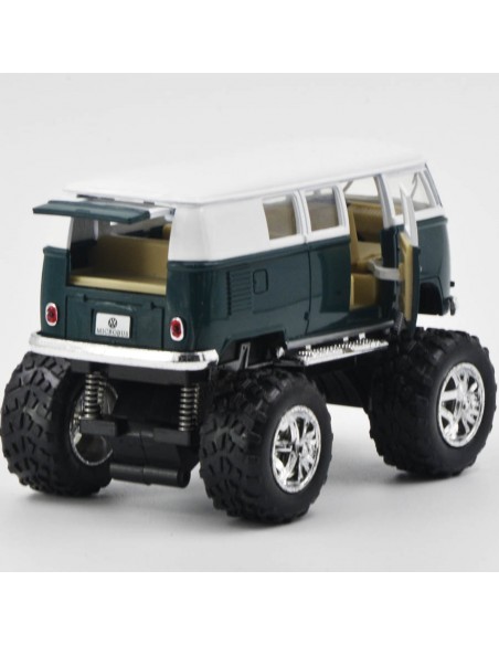 Volkswagen combi Monster Verde Escala 1:36 - Artículos de colección