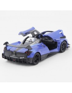 Pagani Huayra BC 2016 azul autos a escala - Escala 1:38 - Autos de colección 2