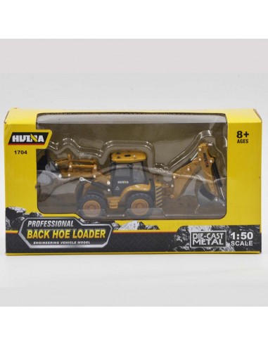 Maquinaria Hoe loader  Escala 1:50- Maquinaria de colección