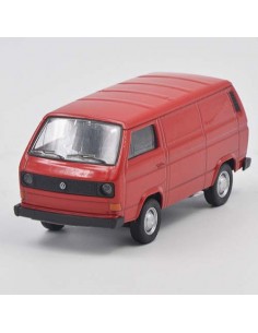 Volkswagen Transporter 3 rojo Escala 1:36