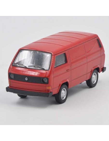 Volkswagen Transporter 3 rojo Escala 1:36