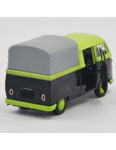 Volkswagen combi doble cabina carga ver/negro - Escala 1:38 - Artículos de colección