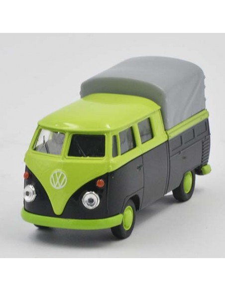 Volkswagen combi doble cabina carga ver/negro - Escala 1:38 - Artículos de colección