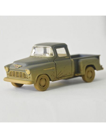 Chevy stepside pick up azul 1955 Escala 1:32