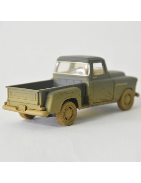Chevy stepside pick up azul 1955 Escala 1:32