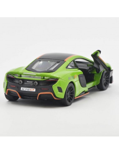 Mclaren 675 LT verde  -Escala 1:36 - Artículos de colección