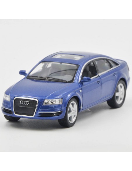 Audi A6 azul - Escala 1:38- Artículos de colección