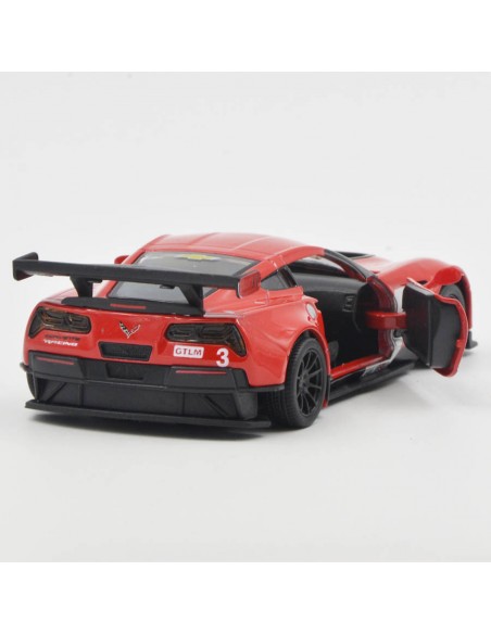 Corvette C7R 2016 rojo Escala 1:36