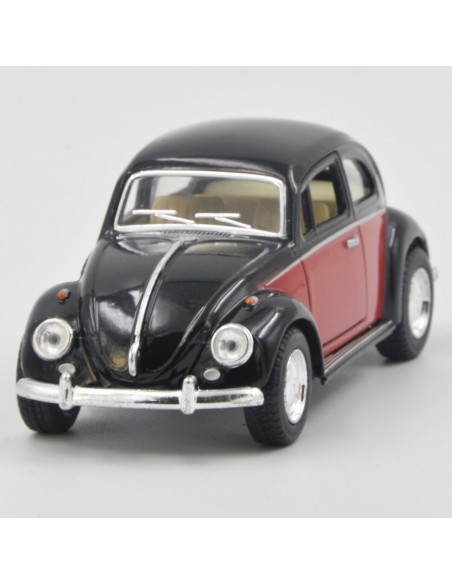 Volkswagen Bettle negro rojo Escala 1:32 - Artículos de colección