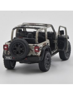 Jeep Wrangler camuflado descapotado beige Escala 1:34- Carros de colección 2