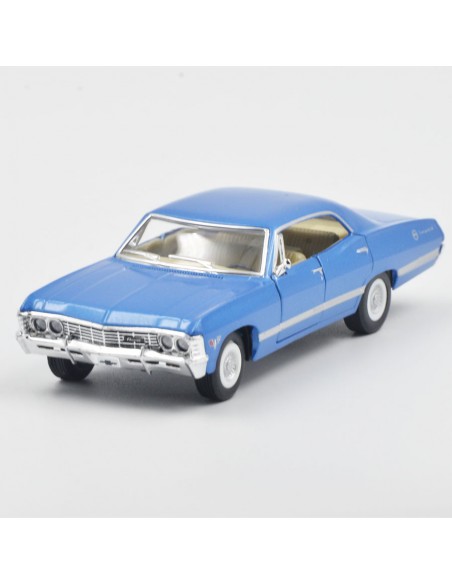 Chevrolet impala 1967 azul - Escala 1:43 - Artículos de colección