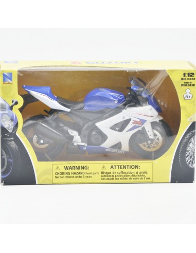 Suzuki GSX R1000 Azul - Motos a escala 1:12 - Sin gasolina