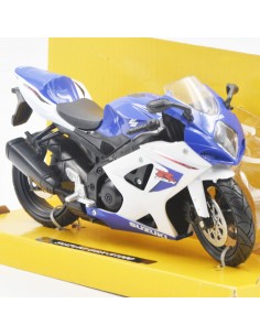 Suzuki GSX R1000 Azul - Motos a escala 1:12 - Sin gasolina