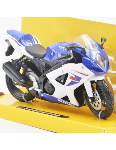 Suzuki GSX R1000 Azul - Motos a escala 1:12 - Sin gasolina