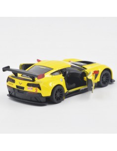 Corvette C7R 2016 Amarillo Escala 1:36 2