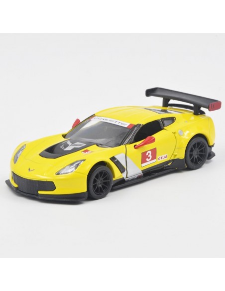 Corvette C7R 2016 Amarillo Escala 1:36