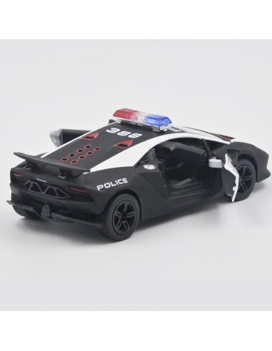 Lamborghini sesto elemento Police Negro - Escala 1:38 - Artículos de colección
