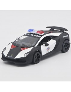 Lamborghini sesto elemento Police Negro - Escala 1:38 - Artículos de colección