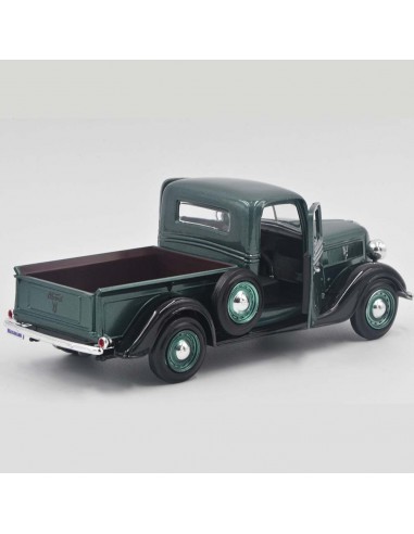 ford pick up 1937 verde Escala 1:24 Carros de colección