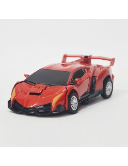 Transformer Rojo a escala- Carros de colección