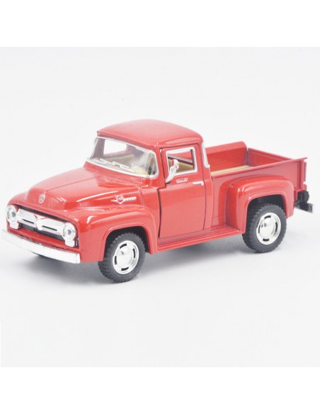 ford f100 pickup 1956 rojo - Escala 1:38  - Carros de colección