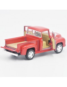 ford f100 pickup 1956 rojo - Escala 1:38  - Carros de colección 2