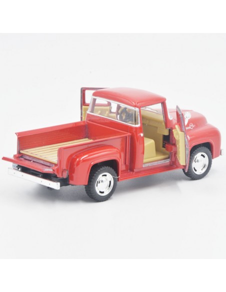 ford f100 pickup 1956 rojo - Escala 1:38  - Carros de colección