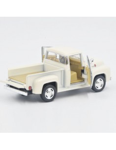 ford f100 pickup 1956 crema - Escala 1:38  - Carros de colección 2