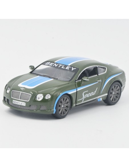 Bentley continental 2012 GT speed verde azul 1:38