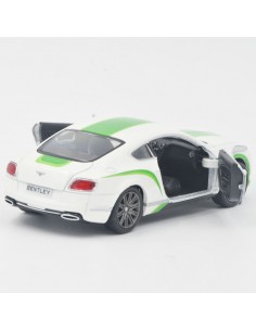 Bentley continental 2012 GT Speed blanco con verde 2