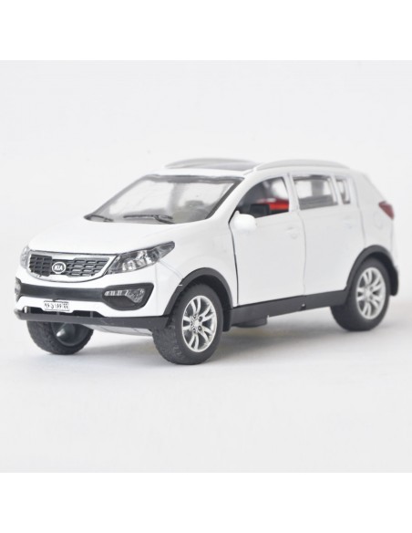 Kia sportage blanco Escala 1:38 Autos a escala - Sin gasolina