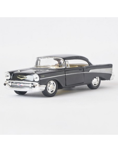 Chevrolet Bel air negro 1957 Escala 1:40 Autos a escala - Sin gasolina