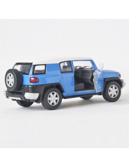 Toyota fj cruiser azul Escala 1:36 Autos a escala - Sin gasolina