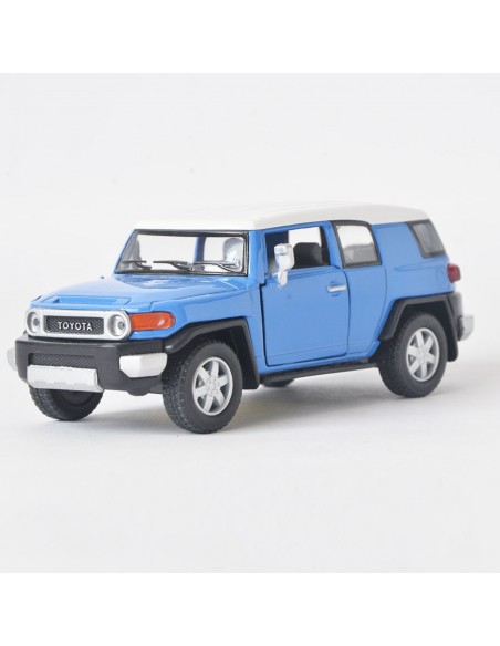 Toyota fj cruiser azul Escala 1:36 Autos a escala - Sin gasolina